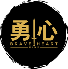 Brave Heart Pins